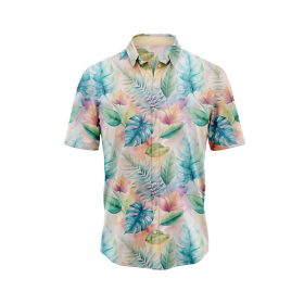 Rainbow Leaf Hawaiian Shirt