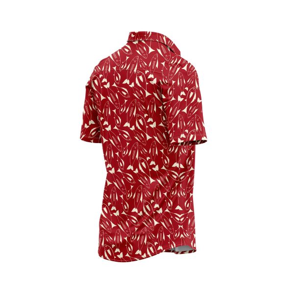 Teroprints Red Fish Hawaiian Shirt 3