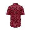 Teroprints Red Rose Hawaiian Shirt 1