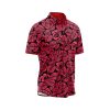 Teroprints Red Rose Hawaiian Shirt 2