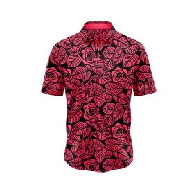 Red Rose Hawaiian Shirt