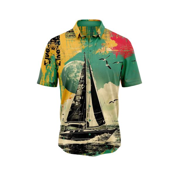 Teroprints SAILING ADVENTURE 2 HAWAIIAN SHIRT 0