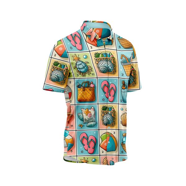 Teroprints SEASIDE ICONS HAWAIIAN SHIRT 2