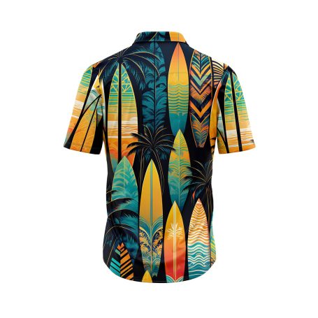 Teroprints SURFBOARD HAWAIIAN SHIRT 1