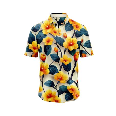 Teroprints TROPICAL BLOOM HAWAIIAN SHIRT 0