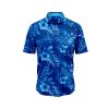 Teroprints TROPICAL BLUE HAWAIIAN SHIRT 0