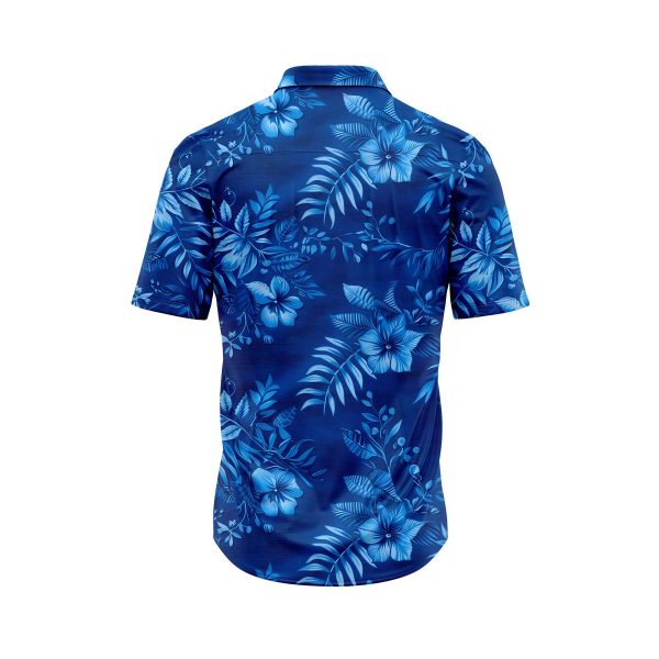 Teroprints TROPICAL BLUE HAWAIIAN SHIRT 1