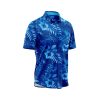 Teroprints TROPICAL BLUE HAWAIIAN SHIRT 2