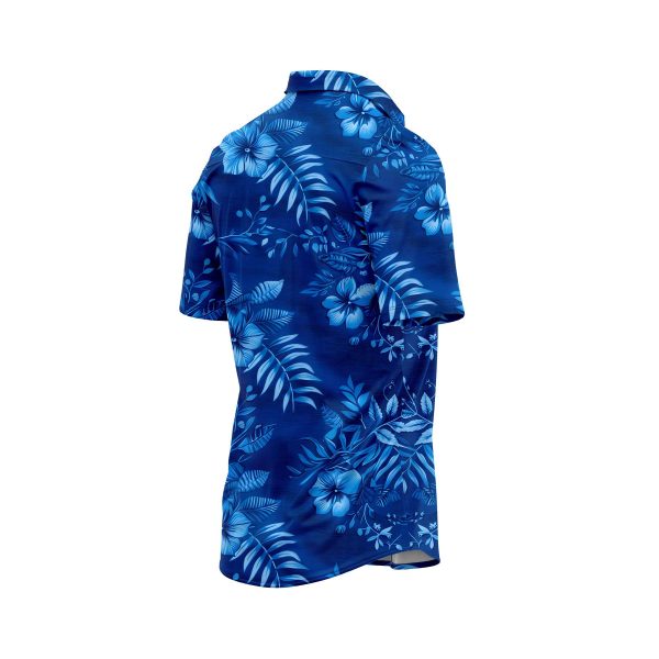 Teroprints TROPICAL BLUE HAWAIIAN SHIRT 3