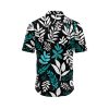 Teroprints TROPICAL DARK LEAF HAWAIIAN SHIRT 1