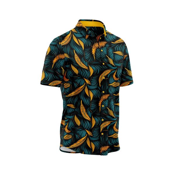 Teroprints TROPICAL FEATHER HAWAIIAN SHIRT 2