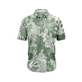 Tropical Green Leaf Hawaiian Shirt