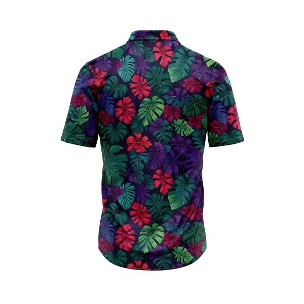 Teroprints TROPICAL LEAF 6 HAWAIIAN SHIRT 1