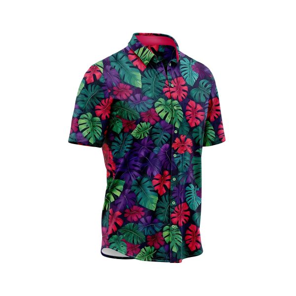 Teroprints TROPICAL LEAF 6 HAWAIIAN SHIRT 2