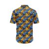 Teroprints Tropical Blue Gold Monstera Hawaiian Shirt 1