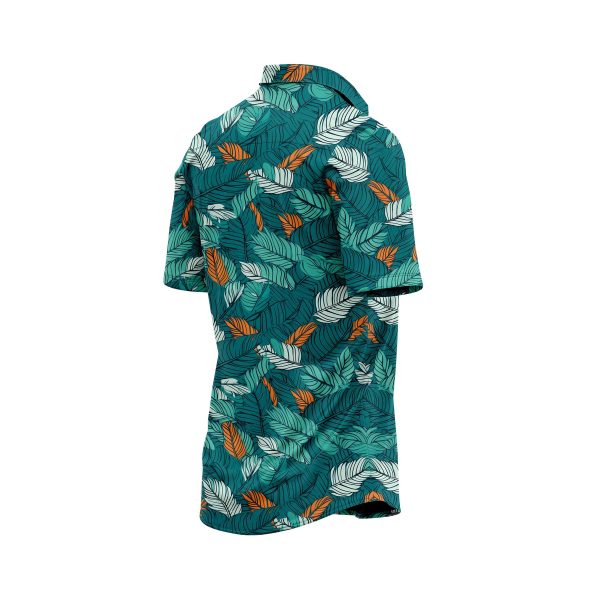 Teroprints Tropical Leaf Hawaiian Shirt 3