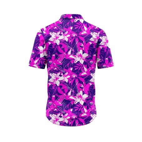 Teroprints Violet Bird of Paradise Hawaiian Shirt 1