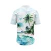 Teroprints Watercolor Beach Hawaiian Shirt 1