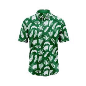 White Leaf Hawaiian Shirt