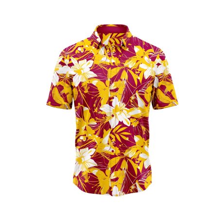 Teroprints Yellow Bird of Paradise Hawaiian Shirt