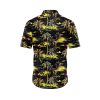 Teroprints Yellow Palm Beach Hawaiian Shirt 1