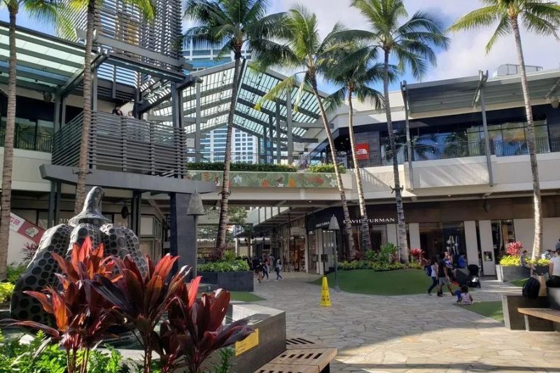 The Ala Moana Center in Honolulu