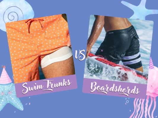 The differences between Swim Trunks and Boardshorts