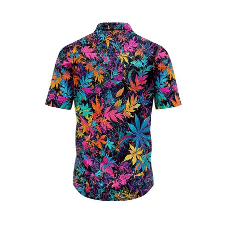 Vibrant Leaf Hawaiian Shirt