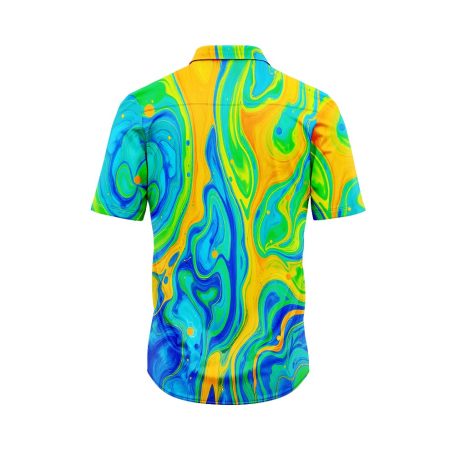 Vibrant Marble Hawaiian Shirt 2