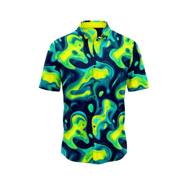 Vibrant Marble Hawaiian Shirt 8