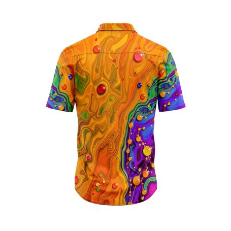 Vibrant Marble Hawaiian Shirt 9