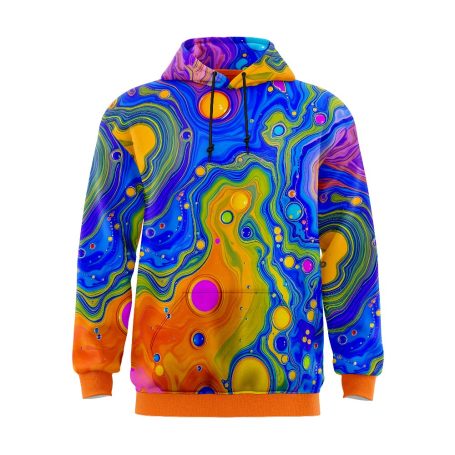 Vibrant Marble Hoodie 10