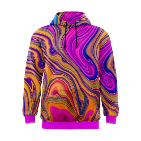 Vibrant Marble Hoodie 4