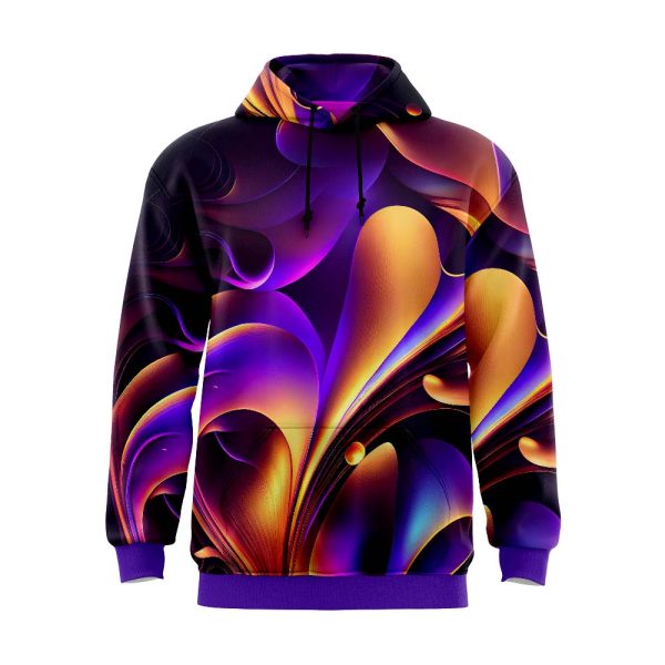 Vibrant Marble Hoodie 5