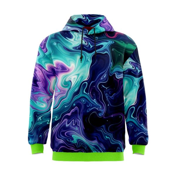 Vibrant Marble Hoodie 6